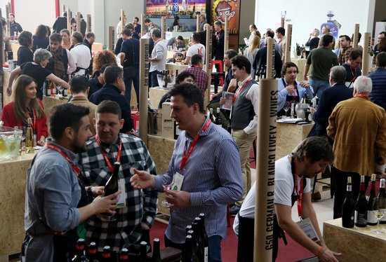 Wine industry professionals at the Barcelona Wine Week (by Pau Cortina)